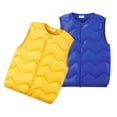 thumbnail image 4 of Gilet pour Tout-Petits 2-10 Ans pour Garçons Filles Couleur Unie Gilets en Coton Bébé Léger Doudoune Sans Manches Veste Unisexe, 4 of 7