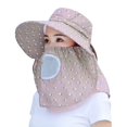 thumbnail image 2 of Chapeau de Soleil d'Été pour Femmes, Chapeau de Protection Ajustable Anti-Soleil pour Extérieur, 2 of 4