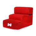 thumbnail image 3 of 3-Step Dog Stairs - Removable Cover, Non-Slip Mesh & Lightweight - Pet Ladder for Small Dogs, 3 of 8