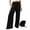 Black, variant on TIMIFIS Fall Wide Leg Pants for Women Casual Elastic High Waist Smocked Palazzo Lounge Pants Yoga Sweatpants Comfy Sports Athletic Lounge Pants-Black-SBlack Fall
