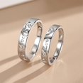 thumbnail image 5 of Bagues de Promesse Cœur Uniques pour Elle Ses Fiançailles Alliance Saint-Valentin, 5 of 5