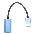 thumbnail image 2 of HD Multimedia Interface To Type C Adapter, Aluminum Alloy Blue 4K 60Hz HD Multimedia Interface To USB C Adapter Strong Heat Dissipation  for Laptop, 2 of 7