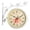retro white, variant on GROWTH TANK Double Side Wall Clock Dial Diameter 10 inch Silent Wall Decor Station Clock Round for Patio Balcony Garden Porch Living Room retro white