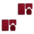 thumbnail image 3 of Guardoinrt 3x Bathroom Mat Set Easy To Clean Waterproof Comfortable Eco-friendly Anti-slip Bathroom Rug Sets PJ210922-A012 2Set, 3 of 6