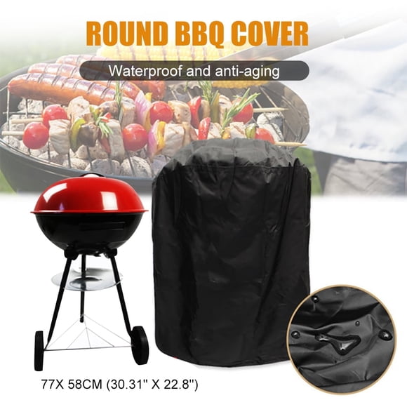 AMERTEER Outdoor Barbecue/BBQ Cover Waterproof Outdoor Garden Kettle Chimney Grill UV Cover Waterproof dustproof and Anti-corrosion