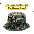 thumbnail image 4 of ORUYROP Unisex Washed Cotton Bucket Hat Summer Outdoor Cap, 4 of 6