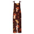 thumbnail image 4 of XZNGL Womens Rompers and Jumpsuits for Summer Women Ladies Printed Summer Sleeveless Backless Loose Long Playsuits Rompers Jumpsuit Long Sleeve Jumpsuit for Women Long Sleeve Romper for Women, 4 of 5
