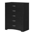 thumbnail image 2 of South Shore Step One 5-Drawer Chest for Adult, in Pure Black, 2 of 12