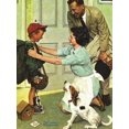 thumbnail image 1 of 1000 Piece Linen Finish Blueboard Puzzle Norman Rockwell Home From Camp, 1 of 2