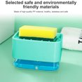 thumbnail image 2 of Wweixi 2PCSSponge Holder Soap Press Pump Box Home Kitchen 2 5 1 Dishwashing Sponge Soap Dispenser Case Container, 2 of 9
