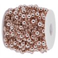 thumbnail image 4 of Pearl Beads Chain, Beautiful String Garland, Rose Gold Imitation For DIY Crafts Christmas Valentine's Day Wedding Decorations, 4 of 8
