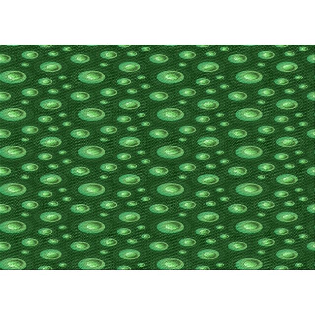 Ahgly Company Machine Washable Indoor Rectangle Transitional Deep Emerald Green Area Rugs, 5' x 7'
