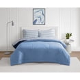 thumbnail image 2 of Bco Home 5 Piece Cooling Bedding Set Navy Full, 2 of 8