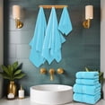 thumbnail image 1 of Dvkptbk Cotton Plain Gift Set Towel Multicolor Soft Absorbent Household Bath Towel Towel, 1 of 6