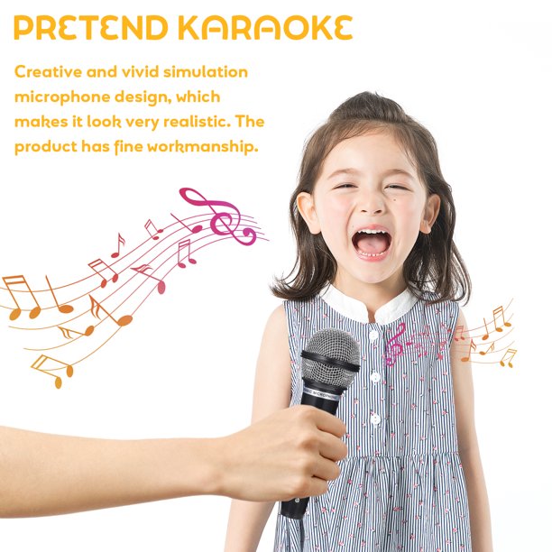 Acheter Microphone réaliste pour spectacles de danse karaoké, accessoire de Microphone d'entraînement pour karaoké Acheter Microphone réaliste pour spectacles de danse karaoké, accessoire de Microphone d'entraînement pour karaoké