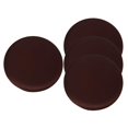 thumbnail image 1 of GROWTH TANK Rodéo 2 Pcs Coussin de Tabouret Rond Imperméable Polyester Doux Élastique Durable Brun, 1 of 9