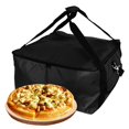 thumbnail image 4 of Sac de Livraison d'Aliments Isolé Sac de Livraison de Pizza Portable pour Aliments Chauds et Froids Sac d'Épicerie Isolé Réutilisable Transporteur de Pizza Ajustable Sac Chauffant Double Fermeture Éclair 16.54x16.54x9.06 Pouces (Rouge), 4 of 11