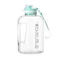 thumbnail image 1 of B-32 Vert Pichet d'Eau 1600 ml Plastique Grande Capacité Sports de Plein Air Usage Portable, 1 of 6