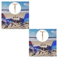 thumbnail image 4 of VONKY Table à Vin d'Extérieur Plage Camping Voyage Assiette Support de Service Support Verre à Vin Style A Ensemble de 2, 4 of 6