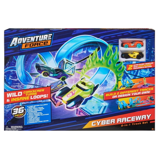 ADVENTURE IS OUT THERE! ×CHEERBEE(R) Adventure Force Cyber Double Raceway - Walmart.ca