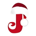 thumbnail image 2 of Fridja 26 Letters Christmas Tree Decoration Pendant, Christmas Tree Ornaments Personalized DIY Christmas Ornaments Christmas Decoration Xmas Tree Hanging Decor (J), 2 of 5