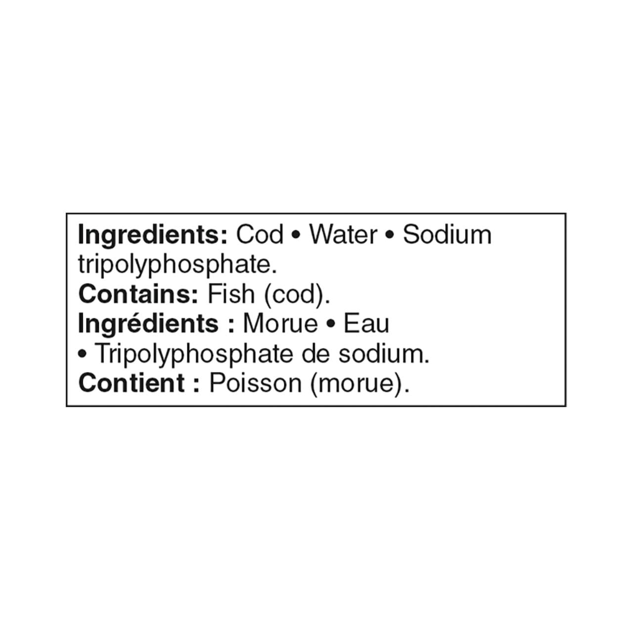 Portions de morue sauvage Great Value 340 g