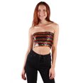 thumbnail image 1 of Haut Tube Bandeau Court Sans Bretelles Extensible pour Femmes à Paillettes Brillantes pour Fête, 1 of 1
