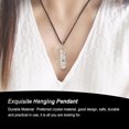 thumbnail image 4 of yingyy Wire Wrapped Charm Hanging Pendant Colorful Exquisite Crystal Crafting Necklace Keychains Earrings Accessories White Crystal 1Set, 4 of 6
