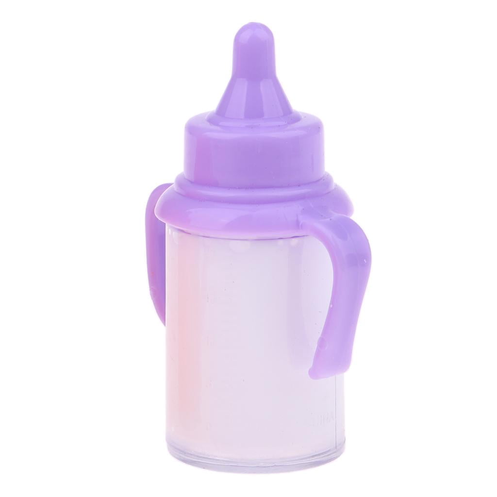 lionlar Newborn Baby Doll Feeding Bottle Reborn Milk Bottle With Pacifier Liquid