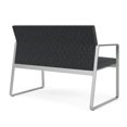 thumbnail image 5 of Gansett Reception Waiting Room Healthcare Loveseat / Silver Steel / Dark Gray, 5 of 5