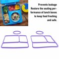 thumbnail image 4 of 2 Pack Silicone Lunch Box Gasket Replacement Set, Lunch Box Seal For OmieBox with Airtight Food Container Gasket Replacement Part For Kids  Lunch Box, 4 of 7
