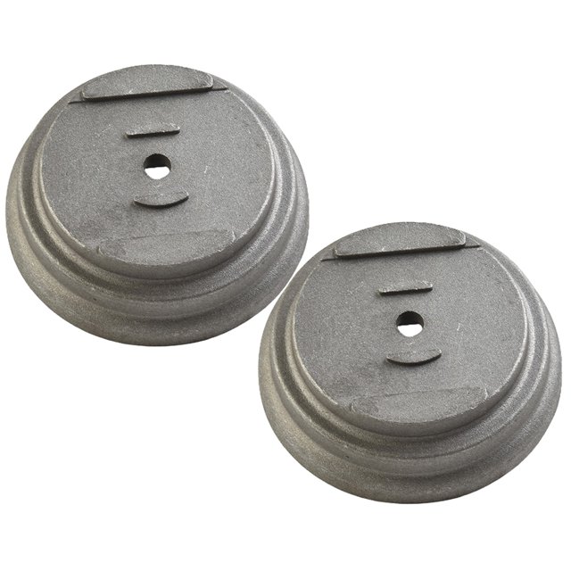 MYG 2PC en Acier Inoxydable Couverture d'Herbe Protection Lame Base Électrique Tondeuse à Gazon Accessoires