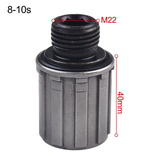 LEFU pour Vélo de Montagne Bicyclette Corps de Moyeu en Acier Cassette 8-10 Vitesses Compatible avec pour Quandlo NovaTec Fastace Corps de Roue Libre avec Rondelle pour Composants de Cyclisme (Billes en Vrac Noires)