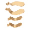 thumbnail image 4 of Pagaies en Métal Pagaies en Métal de Remplacement 4 Pcs Pagaies de Manette Pièces de Manette de Remplacement en Acier Inoxydable pour One Elite Controller Series 2 Modèle 1797, 4 of 8