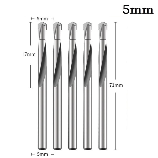 Tungsten Carbide Steel Hard Alloy Drill Stainless Steel Spring Steel 3-12Mm