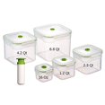 thumbnail image 2 of Lasting Freshness 11 piece Vacuum Seal Food Storage Containers with Vacuum Pump, Airtight and Leak Proof, Vacuum Sealed Food Storage Containers, Meal Prep Containers, Keep Food Fresh up to 5 X Longer, 2 of 4