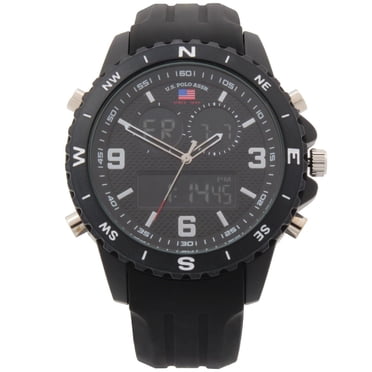 U.S Polo Assn. Men's Sport Watch with Rubber Strap