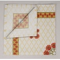 thumbnail image 4 of Vargottam Collection de Luxe Linge de Table Décor Serviette en Coton Tissu Imprimé Serviettes Réutilisables Ensemble de 12, 20 X 20 - Floral Asiatique, 4 of 6