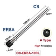 thumbnail image 1 of Rooha Enhanced Performance C81012162025mm Er8111620A Straight Shank Extension Rod C8-ER8A, 1 of 7