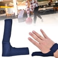 thumbnail image 1 of Bowling Ball Thumb Saver, Reversible Wear Resistant Bowling Ball Finger Grip Adjustable  For Bowling Ball, 1 of 8