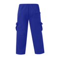 thumbnail image 3 of Mens Loose Cargo Pants Cual Drawstring Eltic Waist Wide Leg Athletic Sweatpants Outdoor Trousers, 3 of 3