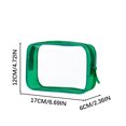 thumbnail image 3 of Holiday Deals Naittoop Transparent Large Capacity Cosmetic Travel Storage Bag, Plastic Zipper Wash Bag, 3 of 3