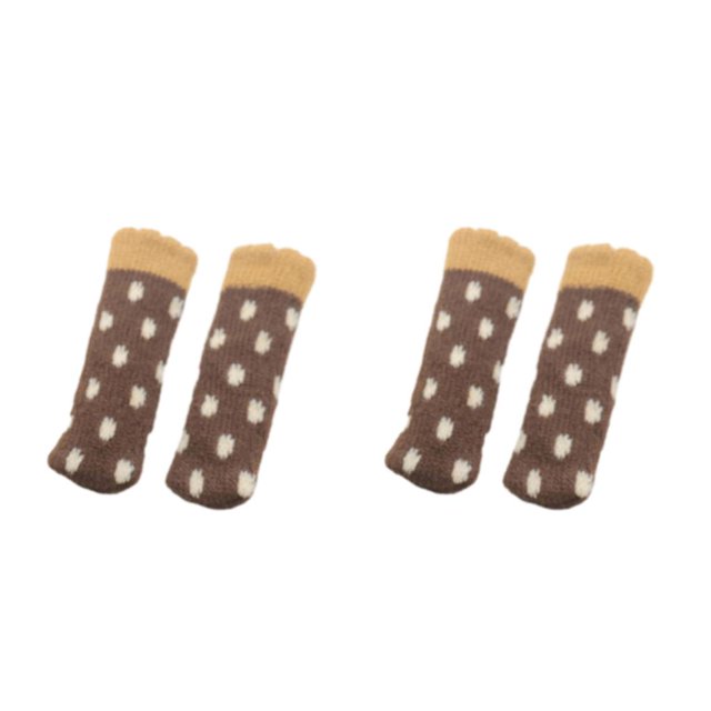 Redempat 24pcs/set Chaussettes de Jambe de Chaise Tricotées Protection Fiable pour Meubles Non Glissants Coussinets de Meubles Set Polyester Premium style 11 2Set