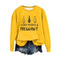 thumbnail image 1 of Birdeem Chandail de Noël pour Femmes Col Rond Imprimé Ample Manches Longues Sans Capuche, 1 of 1