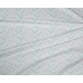 thumbnail image 4 of oneOone Polyester Lycra Aqua Blue Fabric Chevron Geometric Fabric For Sewing Printed Craft Fabric By The Yard 56 Inch Wide, 4 of 4