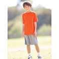 thumbnail image 4 of Jerzees Youth DRI-POWER Active Short Sleeve Crew T-Shirt, XL, Tennessee Orange, 4 of 8