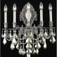 thumbnail image 2 of Elegant Lighting Monarch Traditional Pewter 5 Light E12 Royal Crystal Wall Sconce, 2 of 2