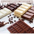 thumbnail image 4 of Chocolate Bar Mold Deep, Silicone Thick Chocolate Bar Mold for Stuffed Bar, Rectangle Knafeh Pistachio Chocolate Bar Break Apart Candy Bar Molds with 100pcs Storage Bags rectangular deep chololate, 4 of 5