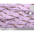 thumbnail image 2 of Soimoi Georgette Viscose Fabric Colorful Bird Decor Fabric Printed Yard 42 Inch Wide, 2 of 3