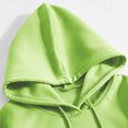thumbnail image 3 of Rbaofujie Chandails à Capuchon pour Femmes Chandail à Capuchon pour Femmes à Cordon Mode à Manches Longues Chandail à Capuchon Imprimé Haut Coa Vert Menthe Cardigan Chandails pour Femmes, 3 of 4